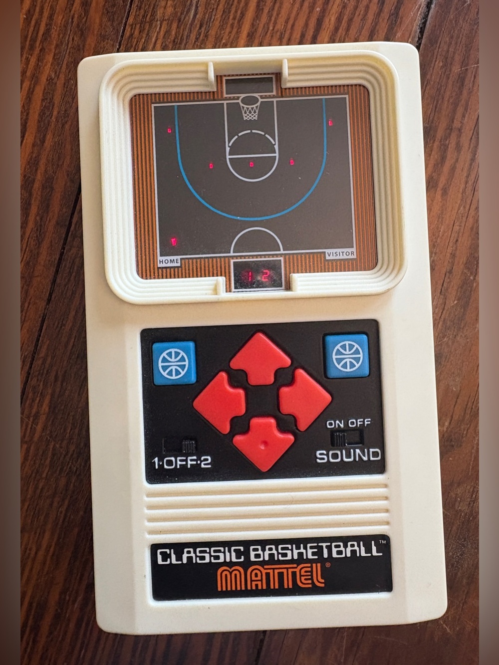 Vintage 2003 Mattel Classic Basketball Handheld Electronic Game Works Great!